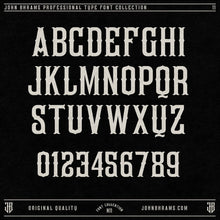 Load image into Gallery viewer, JOHN_BHRAMS_11 PROFESSIONAL TYPE FONT
