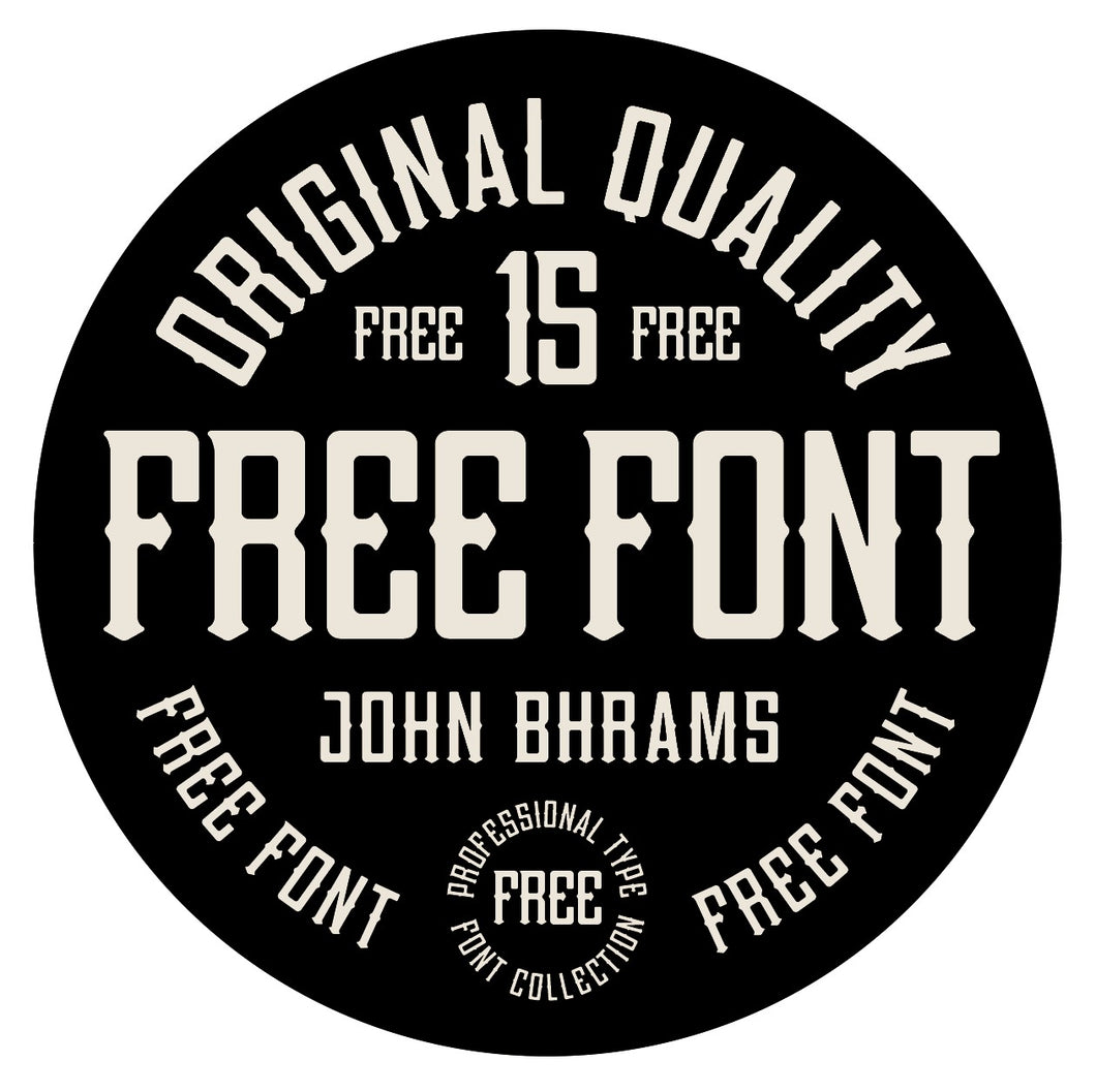 JOHN_BHRAMS_015 PROFESSIONAL TYPE FONT