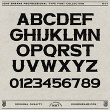 Load image into Gallery viewer, JOHN_BHRAMS_07 PROFESSIONAL TYPE FONT
