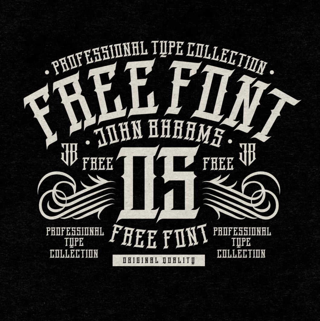 JOHN_BHRAMS_05 PROFESSIONAL TYPE FONT