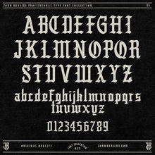 Load image into Gallery viewer, JOHN_BHRAMS_09 PROFESSIONAL TYPE FONT
