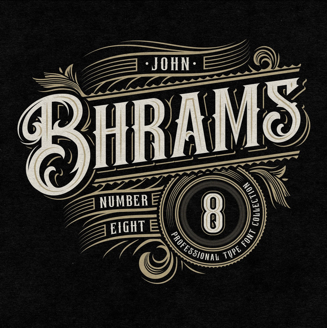 JOHN_BHRAMS_08 PROFESSIONAL TYPE FONT